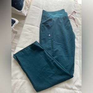 Teal XXLT Figs Scrub Pants